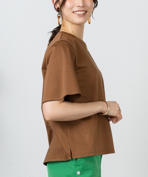 STUDIO PICONE(スタジオピッコーネ)の「UV冷感プリントプルオーバー(Tシャツ/カットソー・レディース・ホワイト/ライトグレー/ブラウン/ライトブルー・L/M/LL)」の19枚目の写真