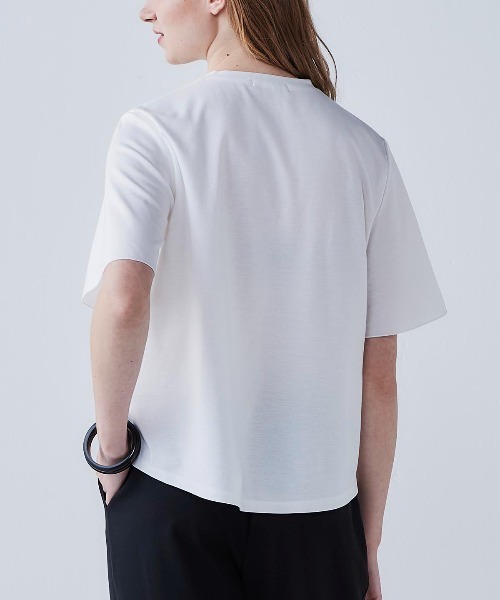STUDIO PICONE(スタジオピッコーネ)の「UV冷感プリントプルオーバー(Tシャツ/カットソー・レディース・ホワイト/ライトグレー/ブラウン/ライトブルー・L/M/LL)」の7枚目の写真