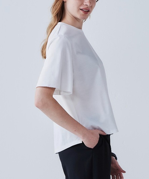 STUDIO PICONE(スタジオピッコーネ)の「UV冷感プリントプルオーバー(Tシャツ/カットソー・レディース・ホワイト/ライトグレー/ブラウン/ライトブルー・L/M/LL)」の8枚目の写真