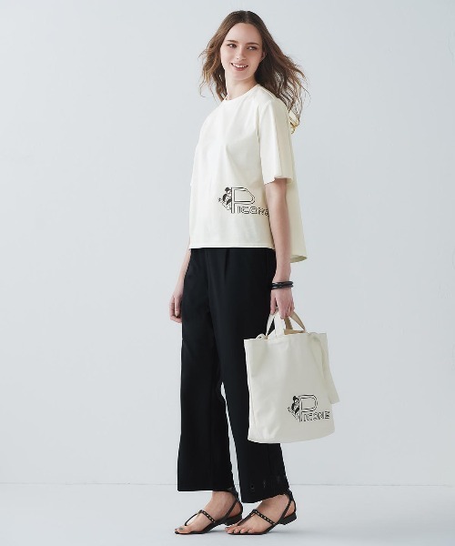 STUDIO PICONE(スタジオピッコーネ)の「UV冷感プリントプルオーバー(Tシャツ/カットソー・レディース・ホワイト/ライトグレー/ブラウン/ライトブルー・L/M/LL)」の10枚目の写真
