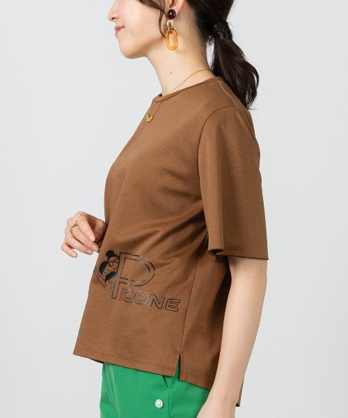 STUDIO PICONE(スタジオピッコーネ)の「UV冷感プリントプルオーバー(Tシャツ/カットソー・レディース・ホワイト/ライトグレー/ブラウン/ライトブルー・L/M/LL)」の18枚目の写真