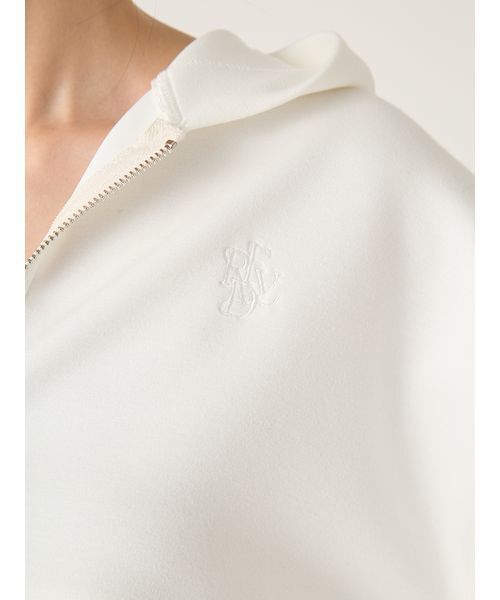 FRAY I.D(フレイアイディー)の「ダンボールジップアップパーカー(パーカー・レディース・グレー/ホワイト/ピンク・F)」の12枚目の写真