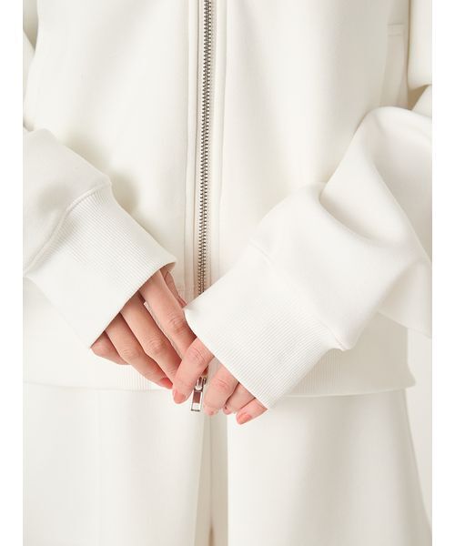 FRAY I.D(フレイアイディー)の「ダンボールジップアップパーカー(パーカー・レディース・グレー/ホワイト/ピンク・F)」の13枚目の写真