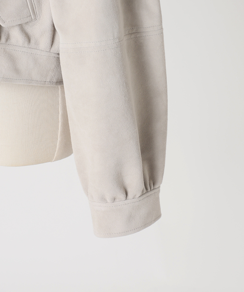 JOURNAL STANDARD（ジャーナルスタンダード）の「別注【Ayumi.Hamamoto×JOURNALSTANDARD】A/H Goat Suede Flight BZ（ブルゾン・レディース・ベージュ・FREE）」の13枚目の写真