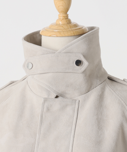 JOURNAL STANDARD（ジャーナルスタンダード）の「別注【Ayumi.Hamamoto×JOURNALSTANDARD】A/H Goat Suede Flight BZ（ブルゾン・レディース・ベージュ・FREE）」の17枚目の写真