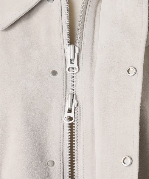 JOURNAL STANDARD（ジャーナルスタンダード）の「別注【Ayumi.Hamamoto×JOURNALSTANDARD】A/H Goat Suede Flight BZ（ブルゾン・レディース・ベージュ・FREE）」の18枚目の写真