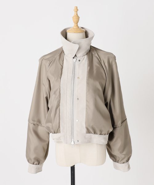 JOURNAL STANDARD（ジャーナルスタンダード）の「別注【Ayumi.Hamamoto×JOURNALSTANDARD】A/H Goat Suede Flight BZ（ブルゾン・レディース・ベージュ・FREE）」の19枚目の写真