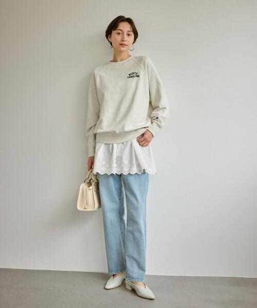 ROPE' PICNIC（ロペピクニック）の「Vネックティアードレースビスチェ（キャミソール・レディース・ホワイト・FREE）」の8枚目の写真