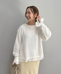 PUAL CE CIN | 【@sein___000企画】メッシュ編みニットプルオーバー(ニット/セーター)