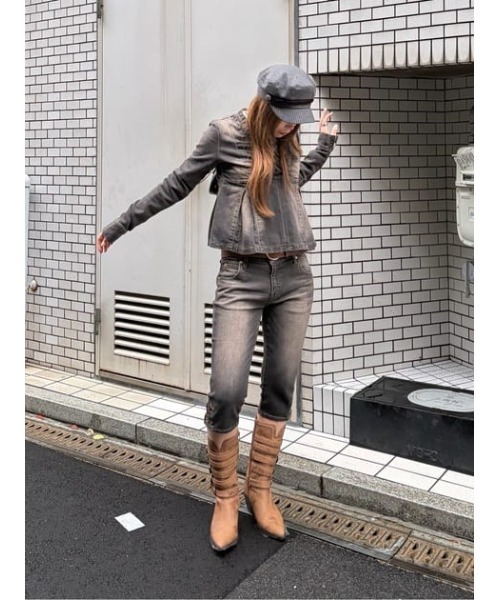 LAGUA GEM(ラグアジェム)の「EYELET POINT DENIM チュニック(チュニック・レディース・ブラック/ブルー・SMALL/MEDIUM)」の22枚目の写真