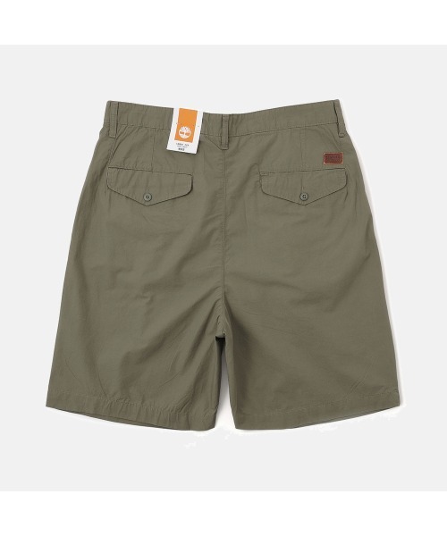 Timberland(ティンバーランド)の「ポプリン プリーテッド チノ ショーツ メンズ(チノパンツ・メンズ・カーキ・30inch/32inch/34inch/36inch/38inch)」の2枚目の写真