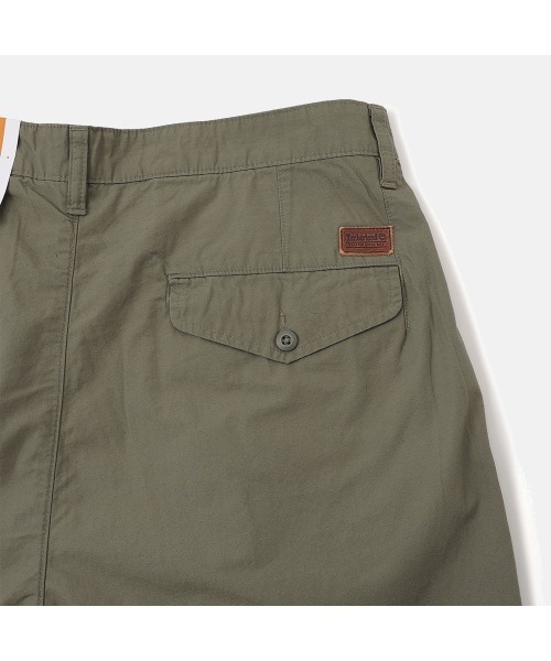 Timberland(ティンバーランド)の「ポプリン プリーテッド チノ ショーツ メンズ(チノパンツ・メンズ・カーキ・30inch/32inch/34inch/36inch/38inch)」の6枚目の写真