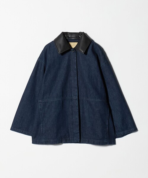 UNITED ARROWS(ユナイテッドアローズ)の「デニム 2WAY ミドルコート(デニムジャケット・レディース・ネイビー・38/36)」の11枚目の写真