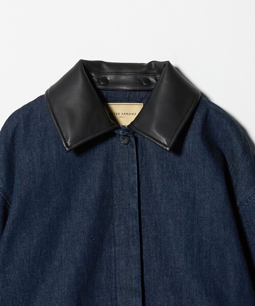 UNITED ARROWS(ユナイテッドアローズ)の「デニム 2WAY ミドルコート(デニムジャケット・レディース・ネイビー・38/36)」の13枚目の写真