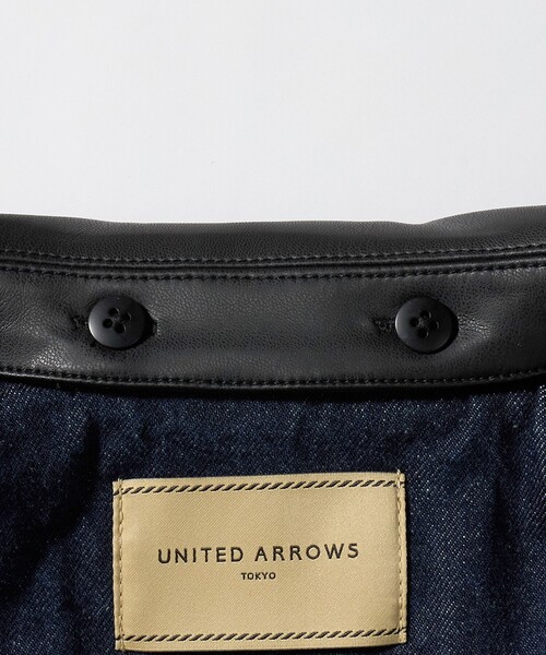 UNITED ARROWS(ユナイテッドアローズ)の「デニム 2WAY ミドルコート(デニムジャケット・レディース・ネイビー・38/36)」の18枚目の写真