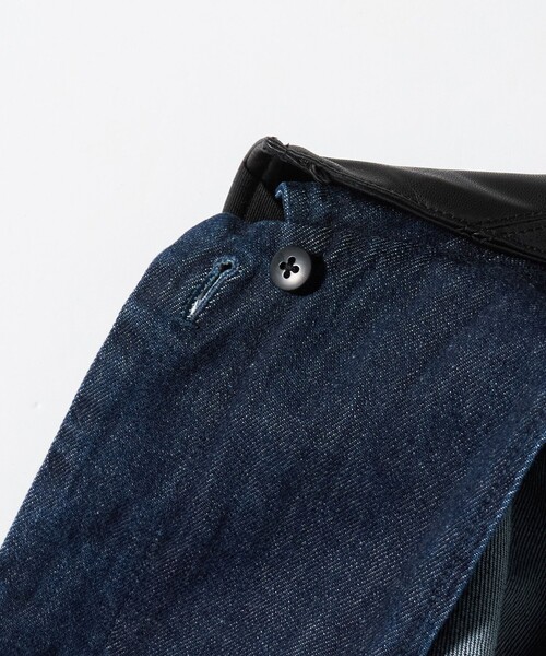 UNITED ARROWS(ユナイテッドアローズ)の「デニム 2WAY ミドルコート(デニムジャケット・レディース・ネイビー・38/36)」の19枚目の写真