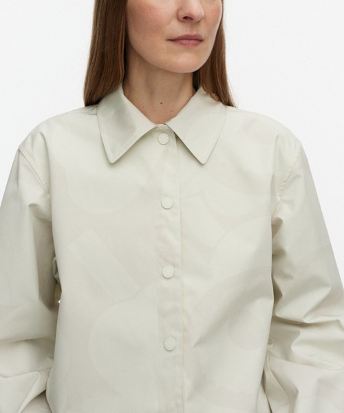 marimekko（マリメッコ）の「Luonne Unikko / Coat（その他アウター・レディース・ホワイト・X-SMALL/SMALL/MEDIUM/LARGE）」の4枚目の写真