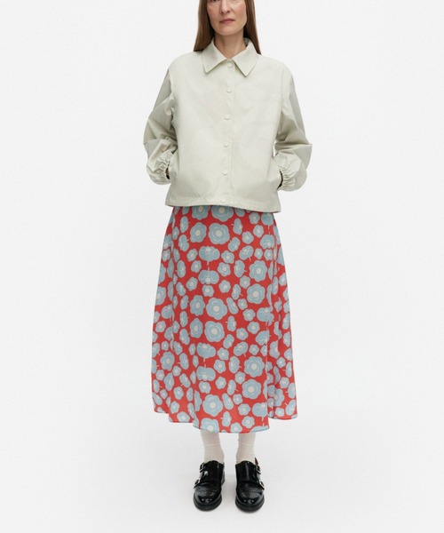 marimekko（マリメッコ）の「Luonne Unikko / Coat（その他アウター・レディース・ホワイト・X-SMALL/SMALL/MEDIUM/LARGE）」の5枚目の写真