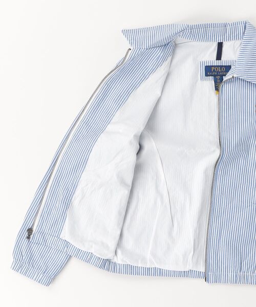 POLO RALPH LAUREN CHILDRENSWEAR(ポロ ラルフ ローレン チルドレンズウェア)の「Bayport コットン シアサッカー ジャケット(ブルゾン・キッズ・マルチ・M/L/XL/S)」の2枚目の写真