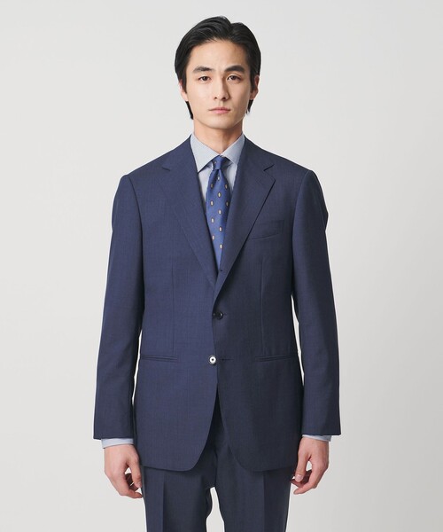 UNITED ARROWS(ユナイテッドアローズ)の「Vitale Barberis Canonico ハウンドトゥース シングル 3ボタンスーツ MC―MODEL(セットアップ・メンズ・ネイビー・46/48)」の8枚目の写真
