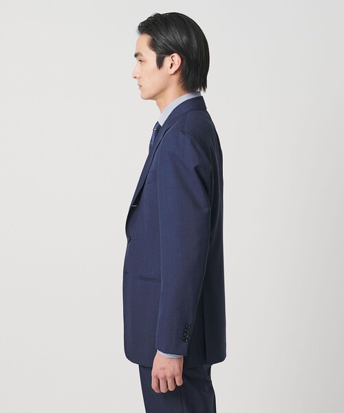 UNITED ARROWS(ユナイテッドアローズ)の「Vitale Barberis Canonico ハウンドトゥース シングル 3ボタンスーツ MC―MODEL(セットアップ・メンズ・ネイビー・46/48)」の9枚目の写真