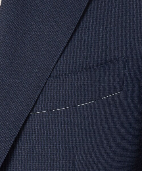 UNITED ARROWS(ユナイテッドアローズ)の「Vitale Barberis Canonico ハウンドトゥース シングル 3ボタンスーツ MC―MODEL(セットアップ・メンズ・ネイビー・46/48)」の17枚目の写真