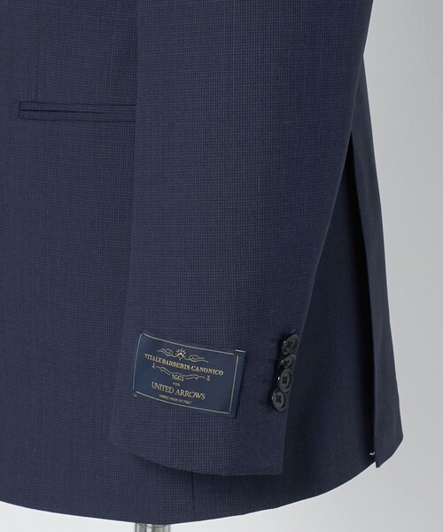 UNITED ARROWS(ユナイテッドアローズ)の「Vitale Barberis Canonico ハウンドトゥース シングル 3ボタンスーツ MC―MODEL(セットアップ・メンズ・ネイビー・46/48)」の18枚目の写真