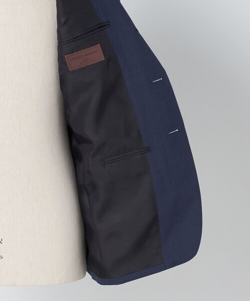 UNITED ARROWS(ユナイテッドアローズ)の「Vitale Barberis Canonico ハウンドトゥース シングル 3ボタンスーツ MC―MODEL(セットアップ・メンズ・ネイビー・46/48)」の20枚目の写真