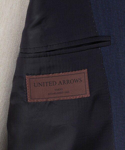 UNITED ARROWS(ユナイテッドアローズ)の「Vitale Barberis Canonico ハウンドトゥース シングル 3ボタンスーツ MC―MODEL(セットアップ・メンズ・ネイビー・46/48)」の22枚目の写真