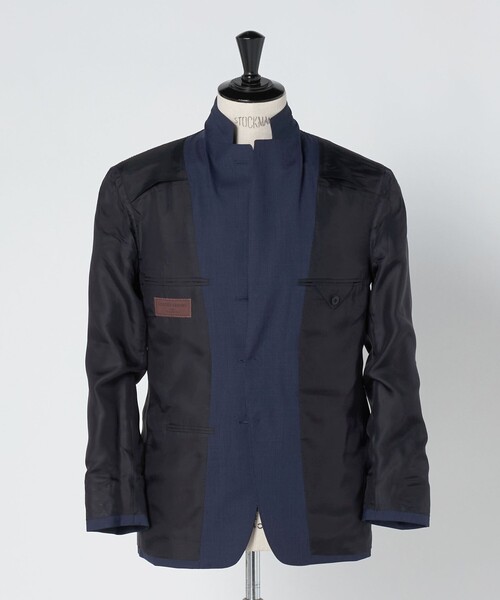 UNITED ARROWS(ユナイテッドアローズ)の「Vitale Barberis Canonico ハウンドトゥース シングル 3ボタンスーツ MC―MODEL(セットアップ・メンズ・ネイビー・46/48)」の20枚目の写真