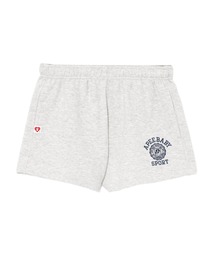 COLLEGE EMBROIDERY SWEAT SHORTS