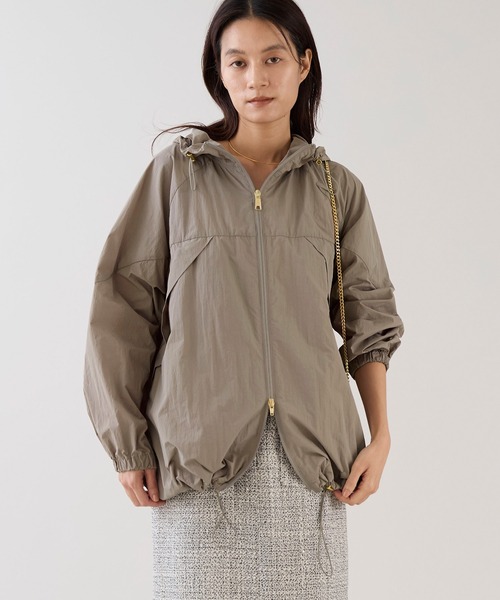 marmors（マルモア）の「【marmors】撥水パッカブルウィンドブレーカー（その他アウター・レディース・ブラウン/ライトベージュ/グレイッシュベージュ・36）」の19枚目の写真