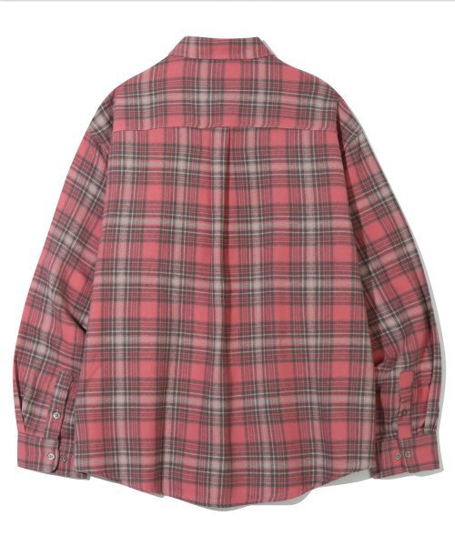 BASEMOMENT(ベースモーメント)の「フランネルチェックシャツピンク(シャツ/ブラウス・レディース・その他・SMALL/MEDIUM/LARGE)」の10枚目の写真