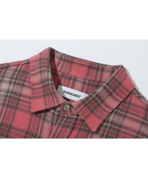 BASEMOMENT(ベースモーメント)の「フランネルチェックシャツピンク(シャツ/ブラウス・レディース・その他・SMALL/MEDIUM/LARGE)」の11枚目の写真