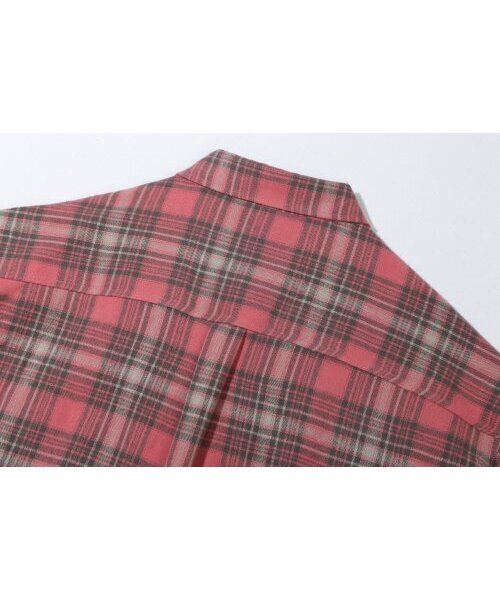 BASEMOMENT(ベースモーメント)の「フランネルチェックシャツピンク(シャツ/ブラウス・レディース・その他・SMALL/MEDIUM/LARGE)」の15枚目の写真