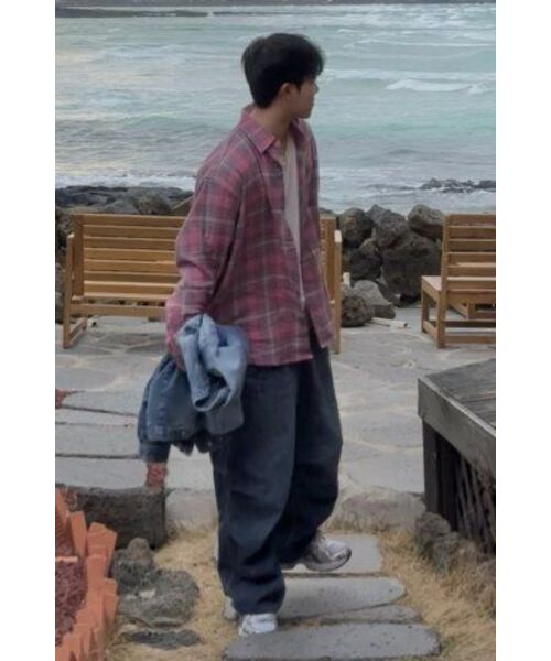 BASEMOMENT(ベースモーメント)の「フランネルチェックシャツピンク(シャツ/ブラウス・レディース・その他・SMALL/MEDIUM/LARGE)」の6枚目の写真