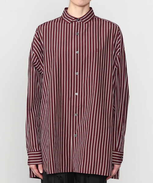 TICCA(ティッカ)の「TICCA | コットン スクエアビッグシャツ WOMEN(シャツ/ブラウス・レディース・ピンク/ワイン・1)」の10枚目の写真