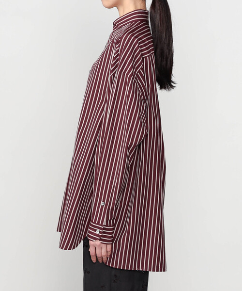 TICCA(ティッカ)の「TICCA | コットン スクエアビッグシャツ WOMEN(シャツ/ブラウス・レディース・ピンク/ワイン・1)」の11枚目の写真