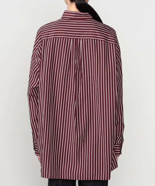 TICCA(ティッカ)の「TICCA | コットン スクエアビッグシャツ WOMEN(シャツ/ブラウス・レディース・ピンク/ワイン・1)」の12枚目の写真