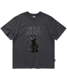 Video Jockey | ただの猫好きTシャツ [チャコール](Tシャツ/カットソー)