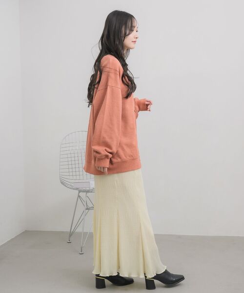 RETRO GIRL(レトロガール)の「シアープリーツナローSK(スカート・レディース・ブラック/アイボリー/ブラック系その他/ブラウン系その他・FREE)」の6枚目の写真