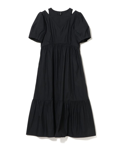 Ray BEAMS（レイビームス）の「【8/6 再値下げ】ショルダー スリット ワンピース（ワンピース・レディース・ブラック/ダークブラウン・0/1）」の17枚目の写真