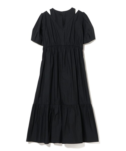 Ray BEAMS（レイビームス）の「【8/6 再値下げ】ショルダー スリット ワンピース（ワンピース・レディース・ブラック/ダークブラウン・0/1）」の18枚目の写真