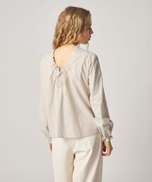 Steven Alan（スティーブンアラン）の「＜Steven Alan＞コットン バックオープン フリル ブラウス（シャツ/ブラウス・レディース）」