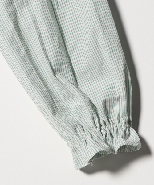 Steven Alan（スティーブンアラン）の「＜Steven Alan＞コットン バックオープン フリル ブラウス（シャツ/ブラウス・レディース・ナチュラル/オフホワイト/ケリーグリーン・M/S）」の15枚目の写真