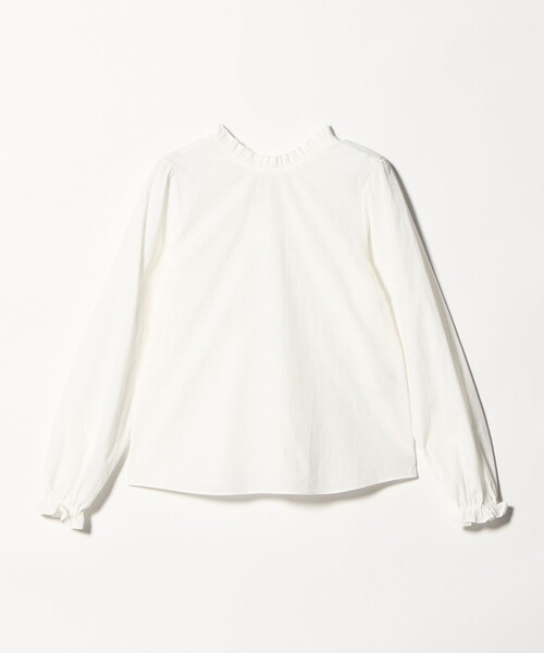 Steven Alan（スティーブンアラン）の「＜Steven Alan＞コットン バックオープン フリル ブラウス（シャツ/ブラウス・レディース・ナチュラル/オフホワイト/ケリーグリーン・M/S）」の20枚目の写真