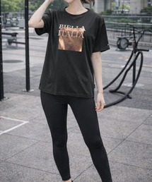 FILA UVライトメタリックテクスチャーTシャツ