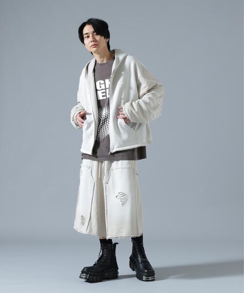 DANKE SCHON（ダンケシェーン）の「DankeSchon/ダンケシェーン/SULFUR SWEAT THERMAL ZIP HOODIE（パーカー・レディース・ブラック/ホワイト・L/S/M）」の15枚目の写真