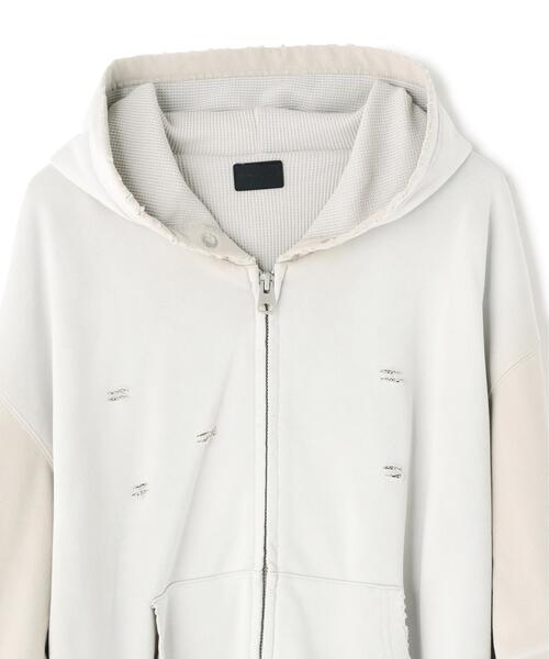 DANKE SCHON（ダンケシェーン）の「DankeSchon/ダンケシェーン/SULFUR SWEAT THERMAL ZIP HOODIE（パーカー・レディース・ブラック/ホワイト・L/S/M）」の18枚目の写真