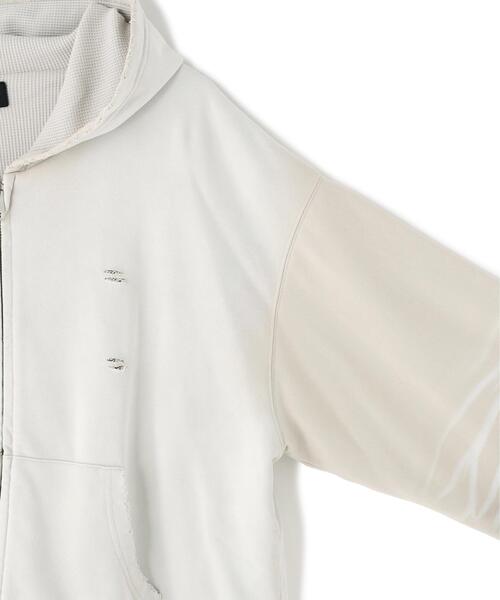 DANKE SCHON（ダンケシェーン）の「DankeSchon/ダンケシェーン/SULFUR SWEAT THERMAL ZIP HOODIE（パーカー・レディース・ブラック/ホワイト・L/S/M）」の19枚目の写真